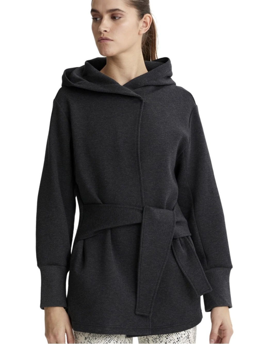 Varley Cove Wrap Jacket - Charcoal Gray
